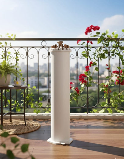 PoxyWood NatureBreeze Premium Solid Teakwood Drying Stand