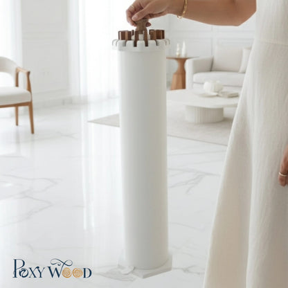 PoxyWood NatureBreeze Premium Solid Teakwood Drying Stand