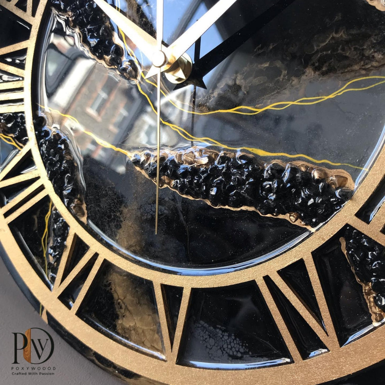Eclipse Noir Luxury Statement Wall Clock